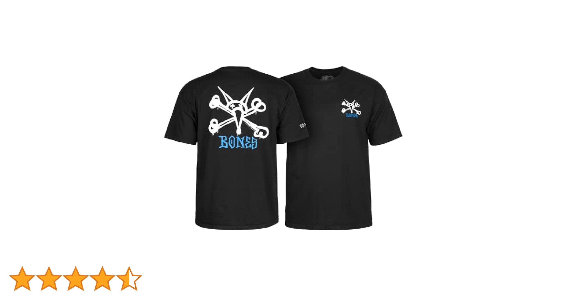 Powell-Peralta Rat Bones T-Shirt, Black, Medium : Amazon.ca